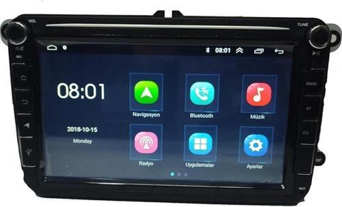 Volkswagen Universal 8" Uyumlu Android Multimedya Kamera