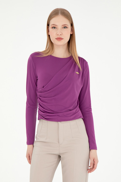 Kadın Menekşe Sweatshirt 50291561-VR037