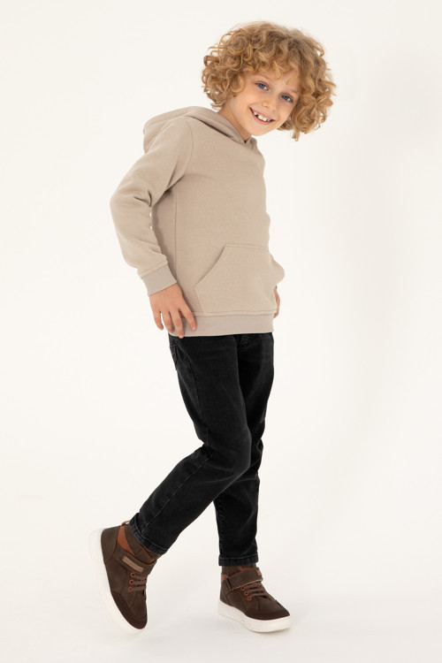Erkek Çocuk Siyah Jean Pantolon 50297155-DN0027