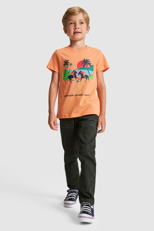 Erkek Çocuk Yeşil Jean Pantolon 50324823-DN0030