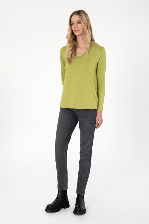 Kadın Gri Jean Pantolon 50289418-DN0025