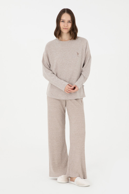 Kadın Camel Pijama Takımı 50302050-VR015