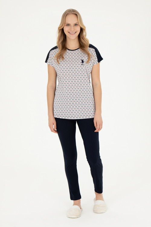 Kadın Lacivert Pijama Takımı 50290815-VR033