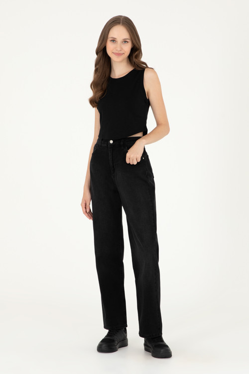 Kadın Siyah Jean Pantolon 50282791-DN0027