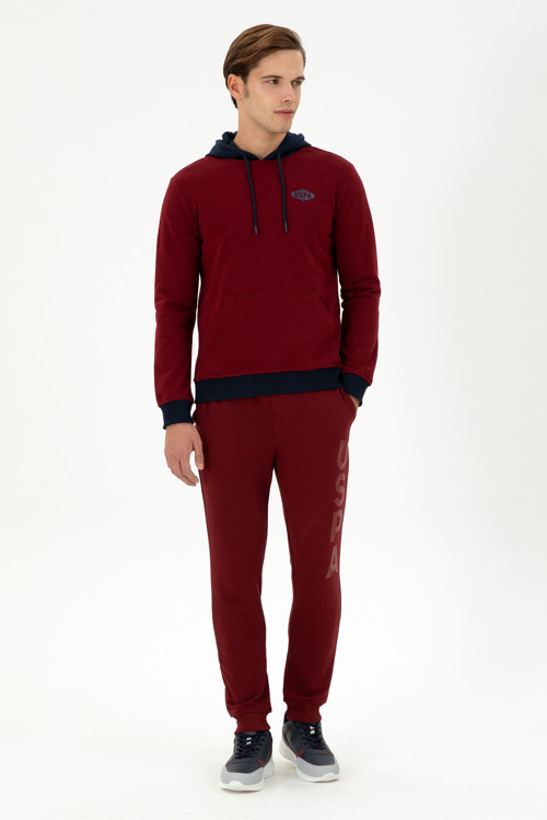 Erkek Bordo Eşofman Altı 50289061-VR014