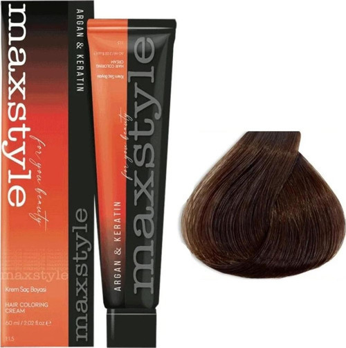 Argan Keratin Saç Boyası 6.8 Tütün Kahve