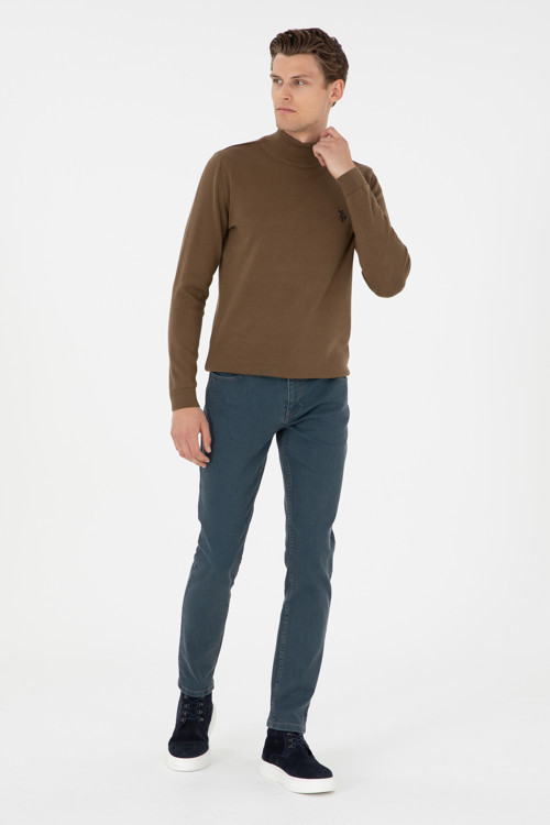 Erkek Gri Slim Fit Jean Pantolon 50289462-DN0030