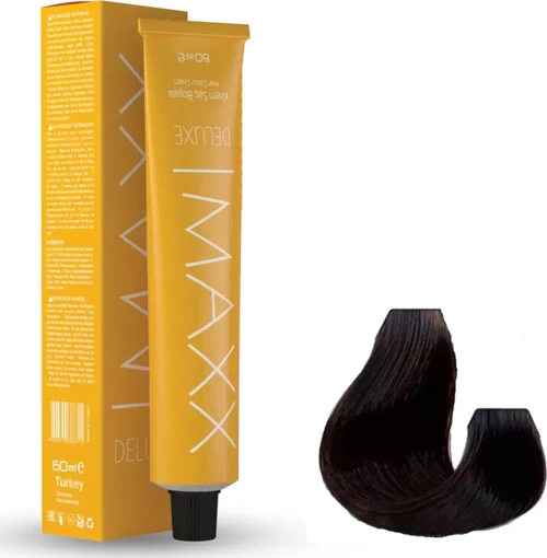 Deluxe Tüp Boya 6.1 Küllü Yoğun Kumral 60 ml x 2 Adet