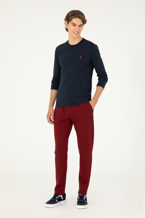 Erkek Bordo Eşofman Altı 50289055-VR014