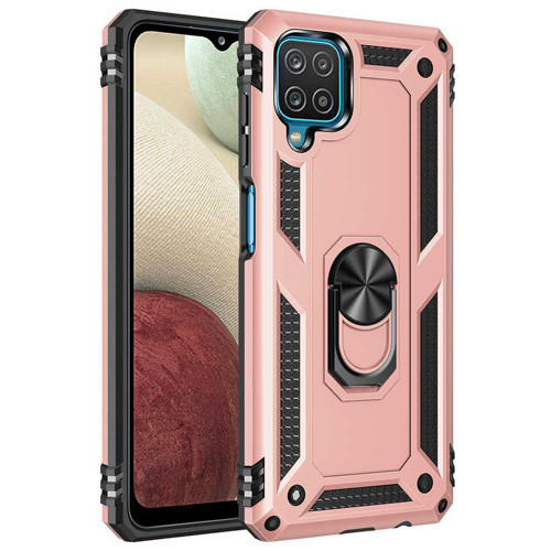 Galaxy A22 4G Kılıf Kamera Koruyucu Manyetik Standlı Tank Koruma Pazarplus