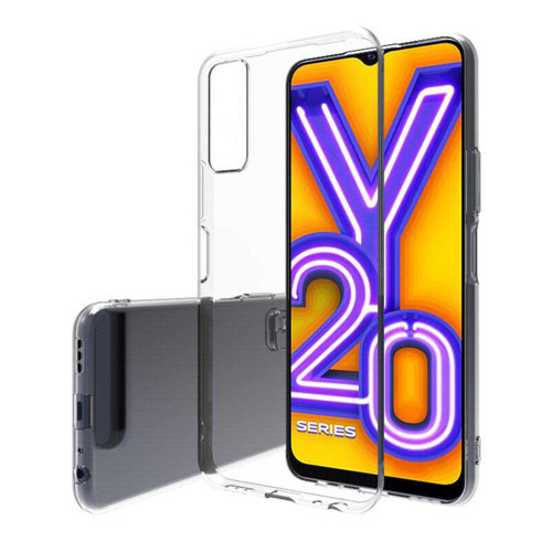 Vivo Y20S Kılıf Kamera Korumalı Şeffaf Kalın Üstün Koruma Silikon Pazarplus