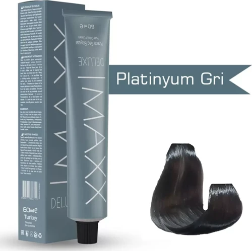 Deluxe Tüp Boya Platinyum Gri 60 ml x 3 Adet
