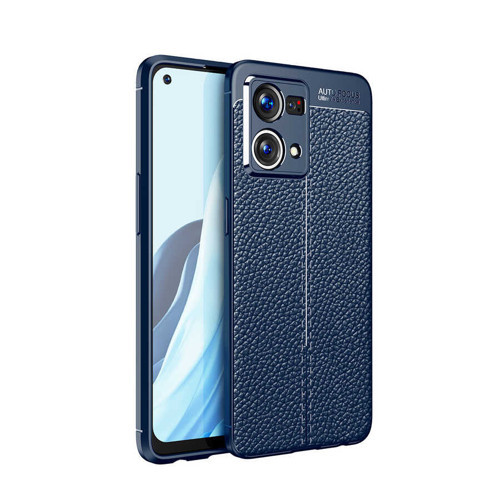 Oppo Reno 7 4G Kılıf Deri Görünümlü Silikon Kamera Korumalı Üstün Koruma Pazarplus