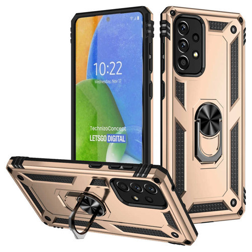 Galaxy A73 Kılıf Kamera Koruyucu Manyetik Standlı Tank Koruma Pazarplus