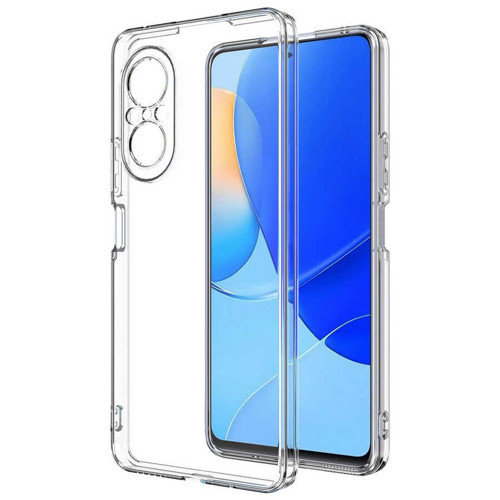 Huawei Nova 9 SE Kılıf Kamera Korumalı Şeffaf Kalın Üstün Koruma Silikon Pazarplus