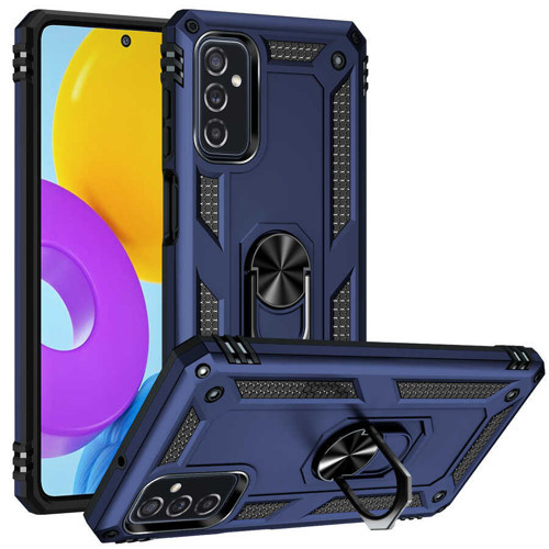 Galaxy M52 Kılıf Kamera Koruyucu Manyetik Standlı Tank Koruma Pazarplus