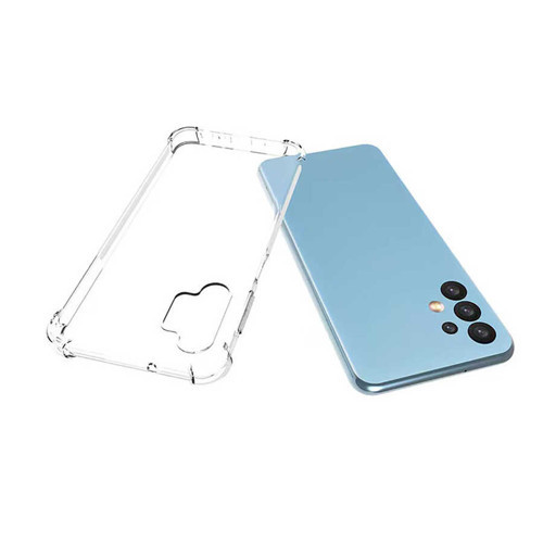 Galaxy A13 4G Kılıf Darbe Önleyici Anti Shock Özellikli Kamera Korumalı Silikon Pazarplus