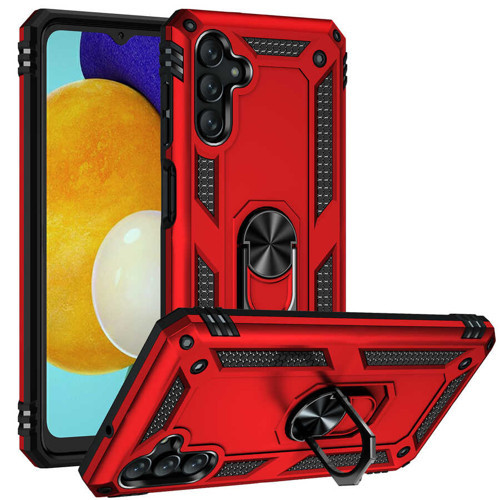 Galaxy A04S Kılıf Kamera Koruyucu Manyetik Standlı Tank Koruma Pazarplus