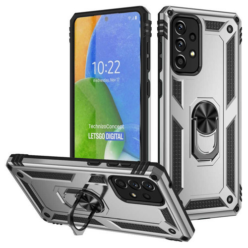 Galaxy A73 Kılıf Kamera Koruyucu Manyetik Standlı Tank Koruma Pazarplus