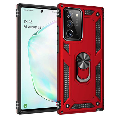 Galaxy Note 20 Ultra Kılıf Kamera Koruyucu Manyetik Standlı Tank Koruma Pazarplus