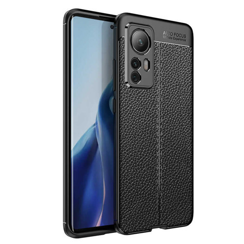 Xiaomi Mi 12 Kılıf Deri Görünümlü Silikon Kamera Korumalı Üstün Koruma Pazarplus