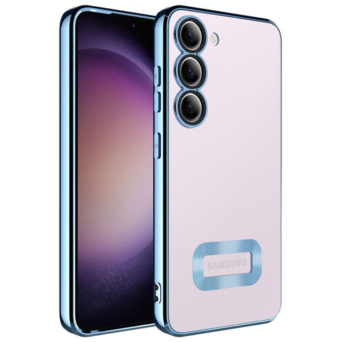 Galaxy S23 Kılıf Kamera Lens Korumalı Logo Gösteren İnce Hafif Pazarplus
