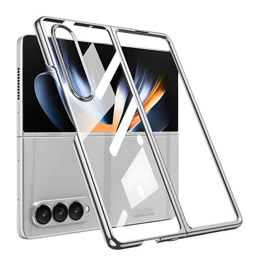 Galaxy Z Fold 4 Kılıf Pazarplus Full Camlı Kıpta Kılıf