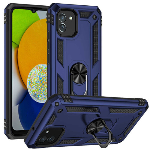 Galaxy A03 Kılıf Kamera Koruyucu Manyetik Standlı Tank Koruma