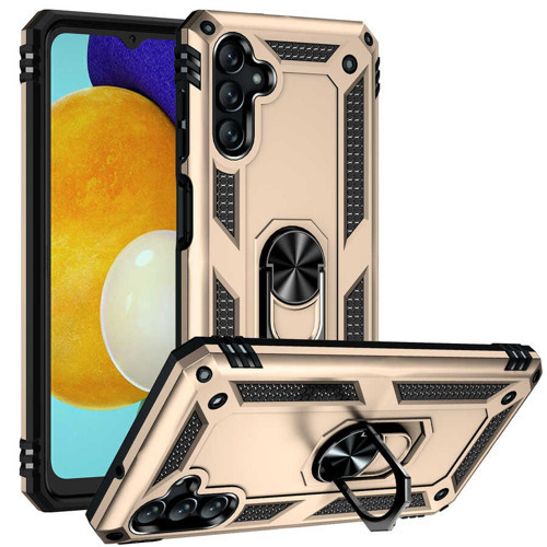 Galaxy A04S Kılıf Kamera Koruyucu Manyetik Standlı Tank Koruma
