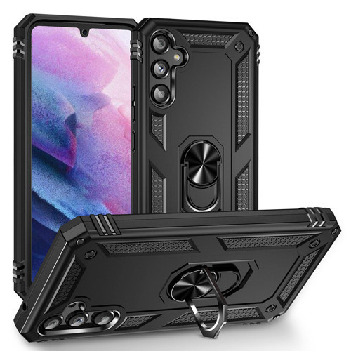 Galaxy A34 Kılıf Kamera Koruyucu Manyetik Standlı Tank Koruma