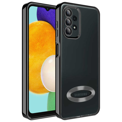 Galaxy A23 Kılıf Kamera Lens Korumalı Logo Gösteren İnce Hafif