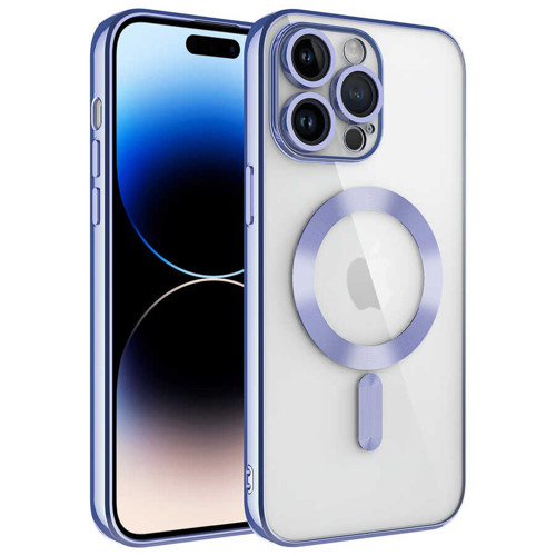 iPhone 14 Pro Max Kılıf MagSafe Kamera Lens Korumalı Logo Gösteren İnce Hafif