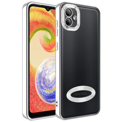 Galaxy A04 Kılıf Kamera Lens Korumalı Logo Gösteren İnce Hafif