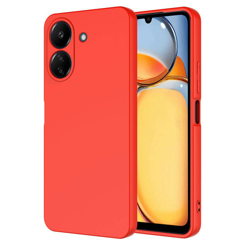 Xiaomi Redmi 13C Kılıf Yumuşak Silikon Kamera Korumalı Lansman