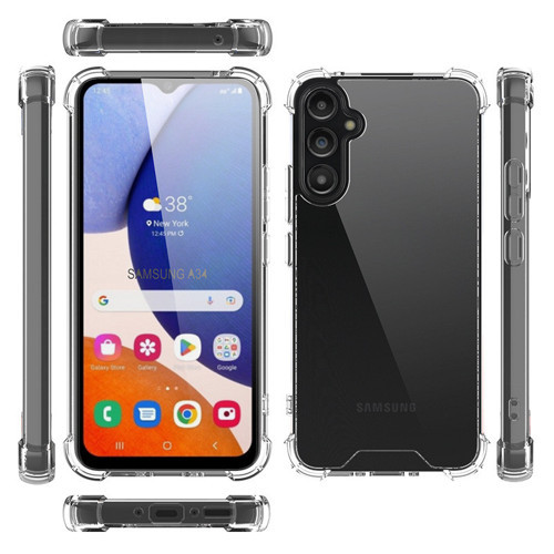 Galaxy A24 Kılıf Darbe Önleyici Anti Shock Özellikli Kamera Korumalı Silikon
