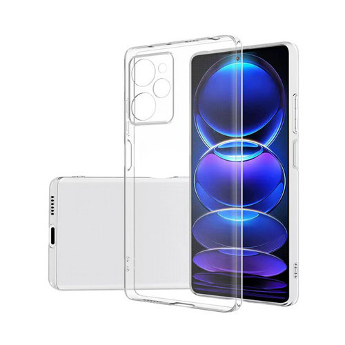 Poco X5 Pro Kılıf Kamera Korumalı Şeffaf Kalın Üstün Koruma Silikon