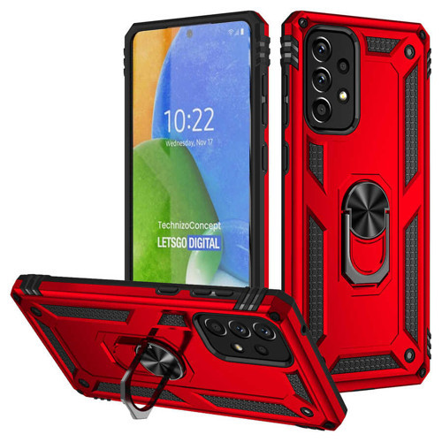 Galaxy A73 Kılıf Kamera Koruyucu Manyetik Standlı Tank Koruma