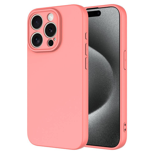 iPhone 15 Pro Kılıf Yumuşak Silikon Kamera Korumalı Lansman