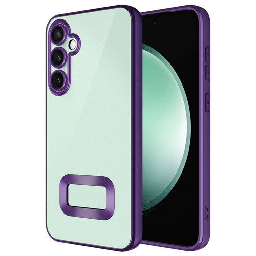 Galaxy S24 Kılıf Kamera Lens Korumalı Logo Gösteren İnce Hafif