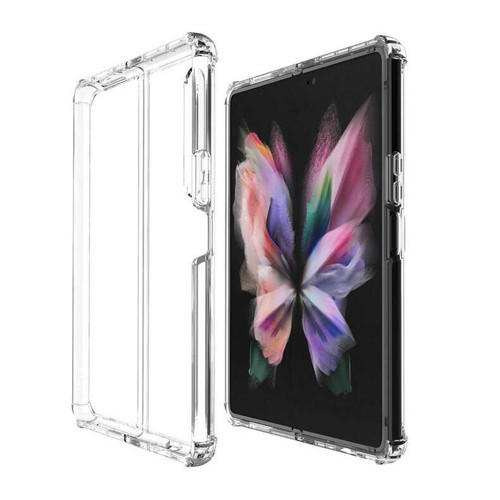 Galaxy Z Fold 3 Kılıf Darbe Önleyici Anti Shock Özellikli Kamera Korumalı Silikon