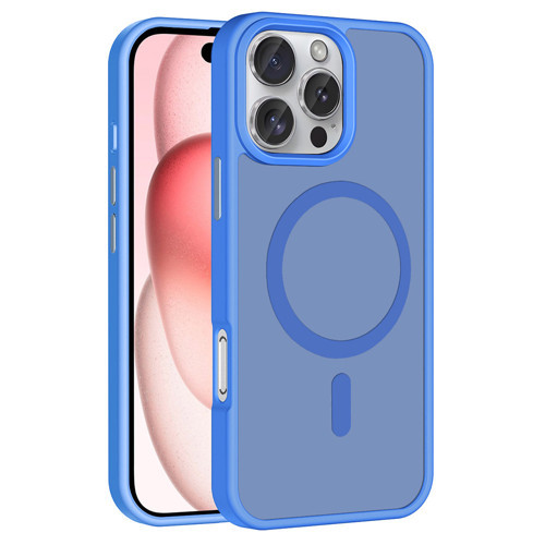 iPhone 16 Pro Kılıf MagSafe Destekli Kamera Yükseltili Silikon Mat Parmak İzi Tutmayan