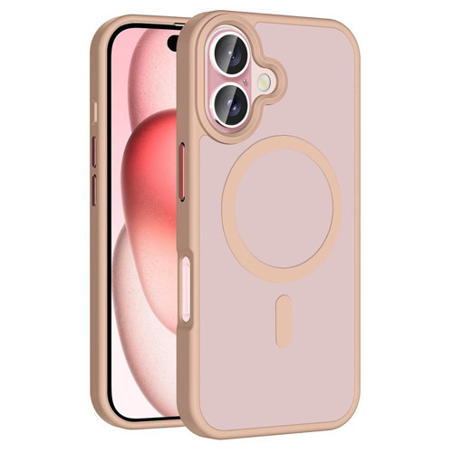 iPhone 16 Plus Kılıf MagSafe Destekli Kamera Yükseltili Silikon Mat Parmak İzi Tutmayan