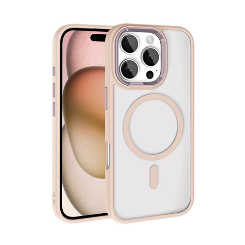 iPhone 16 Pro Max Kılıf MagSafe Şeffaf Arka Yüz Kamera Yükseltili Silikon
