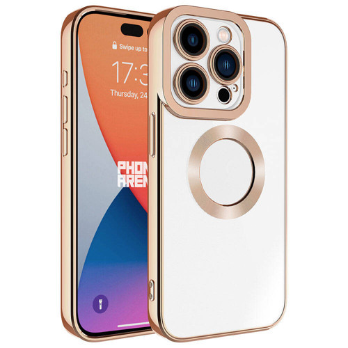 iPhone 15 Pro Max Kılıf Kamera Lens Korumalı Logo Gösteren İnce Hafif