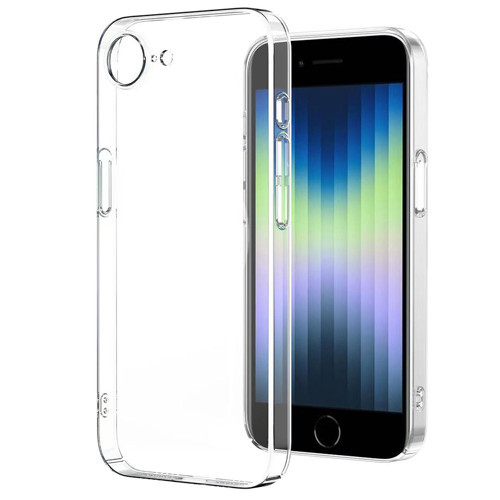 iPhone 16E Kılıf Sararmaz Ultra İnce Sert Mika Kamera Yükseltili