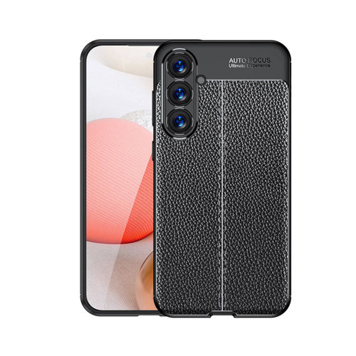 Galaxy S23 FE Kılıf Deri Görünümlü Silikon Kamera Korumalı Üstün Koruma