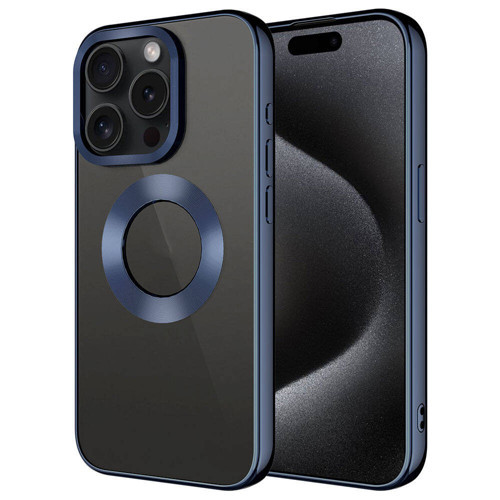 iPhone 15 Pro Max Kılıf Kamera Lens Korumalı Logo Gösteren İnce Hafif