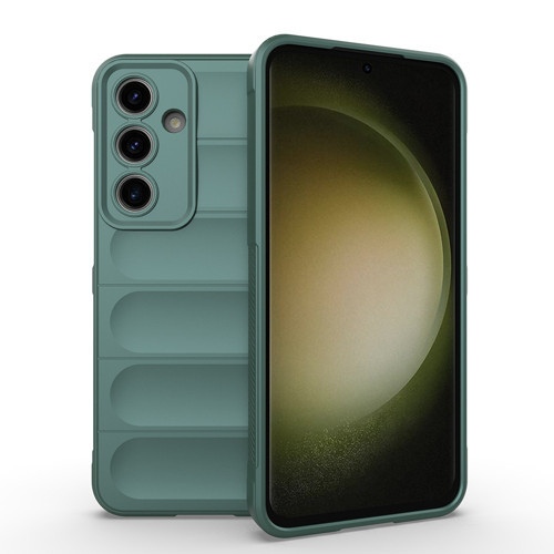 Galaxy S24 FE Kılıf Kamera Korumalı Esnek Silikon Parmak Şeritli