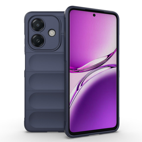 Oppo A3 Kılıf Kamera Korumalı Esnek Silikon Parmak Şeritli
