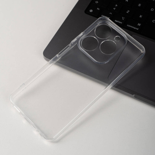 Tecno Spark 20C Kılıf Darbe Önleyici Anti Shock Özellikli Kamera Korumalı 2mm Silikon